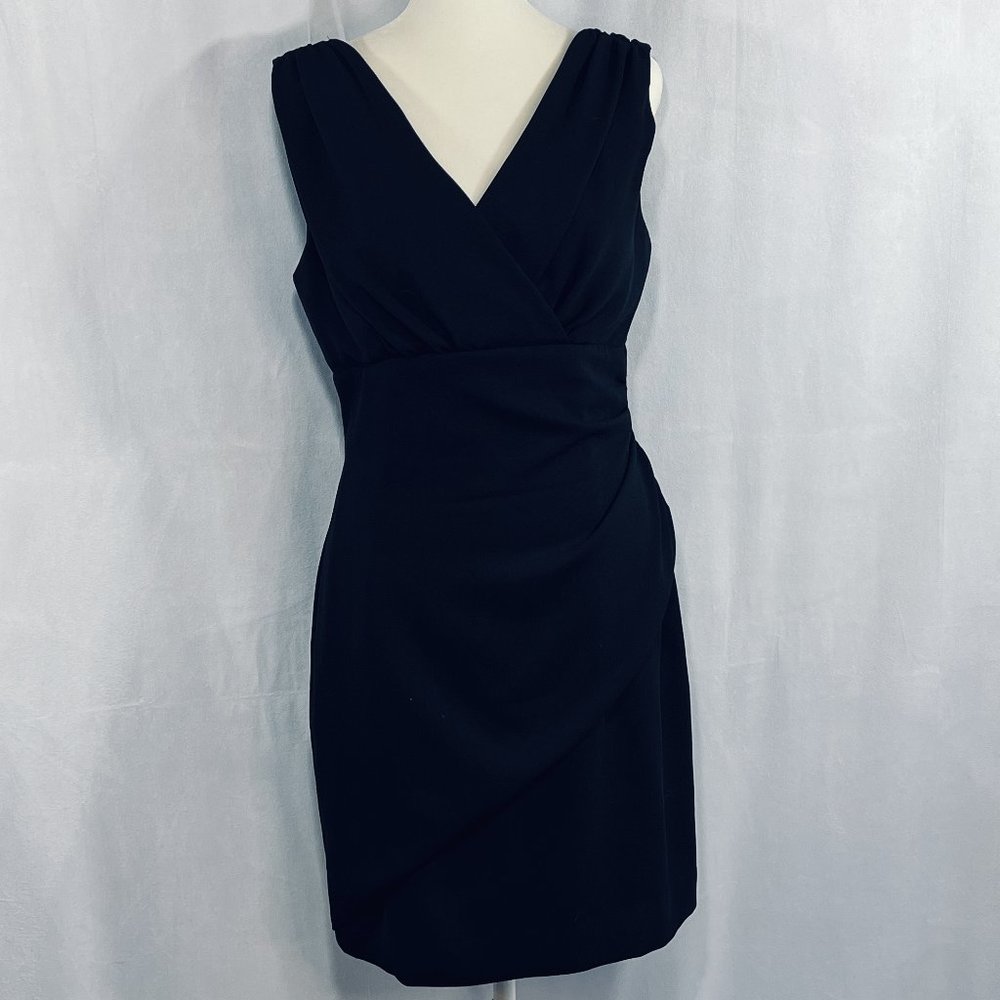 Mint Condition Vintage Nicole Miller Classic Black V-Neck & V-Back Dress…